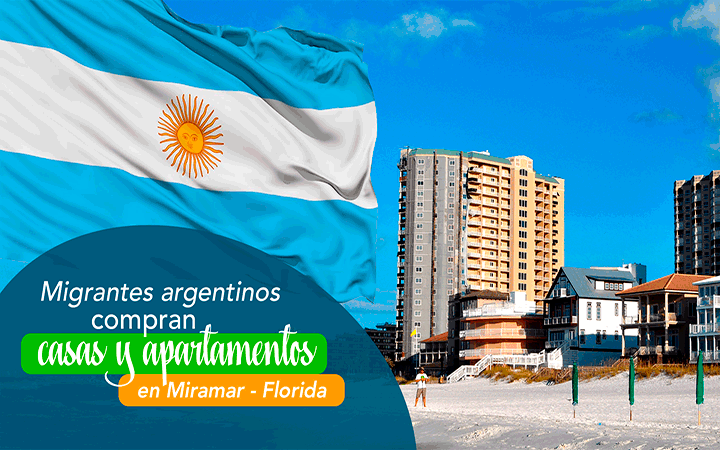 Migrantes argentinos compran casas y apartamentos en Miramar al Sur de la Florida, Estados Unidos Migrantes argentinos compran casas y apartamentos en Miramar al Sur de la Florida, Estados Unidos
